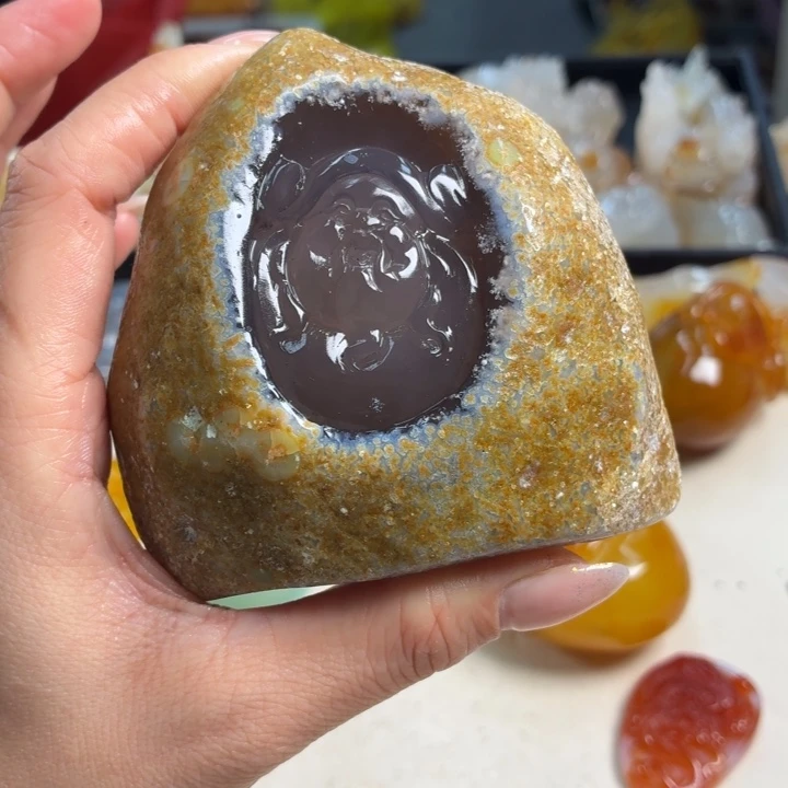 玛瑙/玉髓未镶嵌吊坠(不含链)