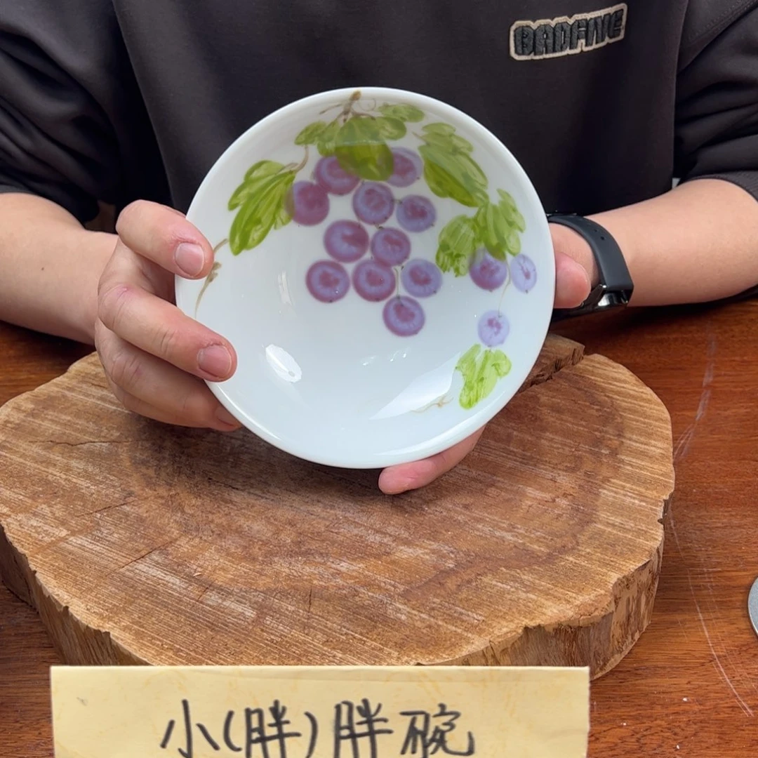 瓷片景德镇陶瓷手工手绘制作