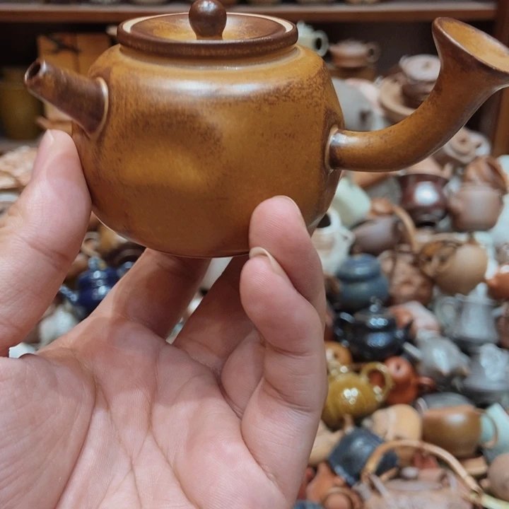 柴烧老岩泥高端茶器
