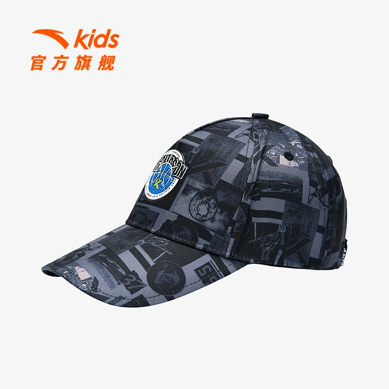 安踏儿童男大童棒球帽2025春季新款舒适运动棒球帽青少年抗菌帽子
