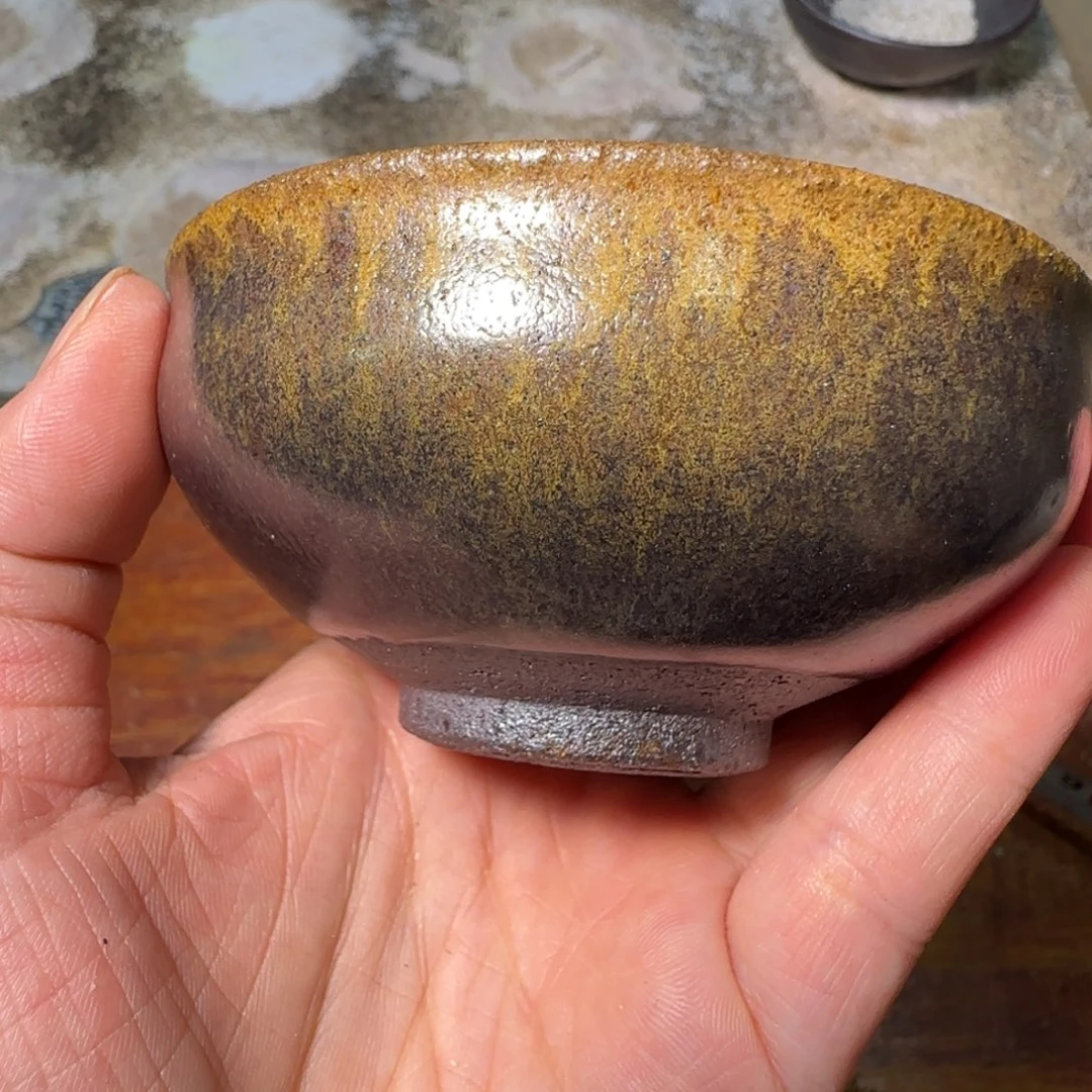柴烧建盏茶盏茶杯33