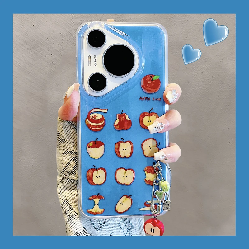 适用华为pura70pro手机壳70Ultra小众苹果插画mate70/60pro苹果16