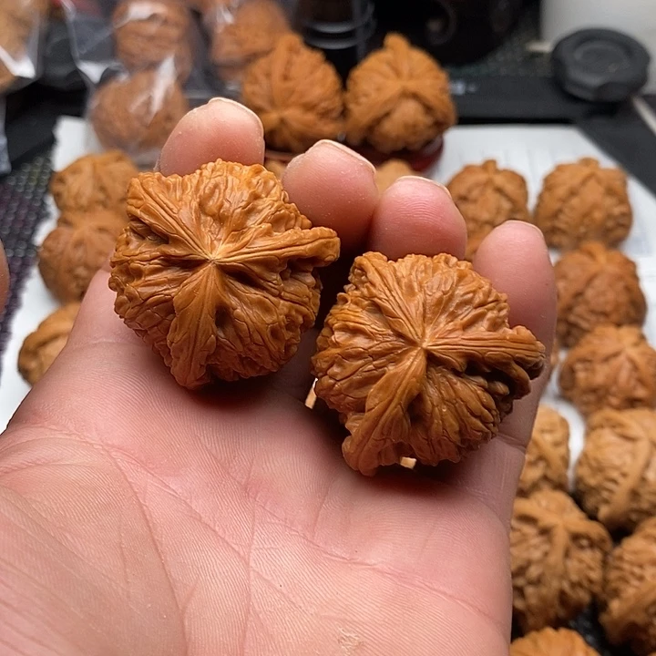 核桃手串/手链拼接白狮子8号