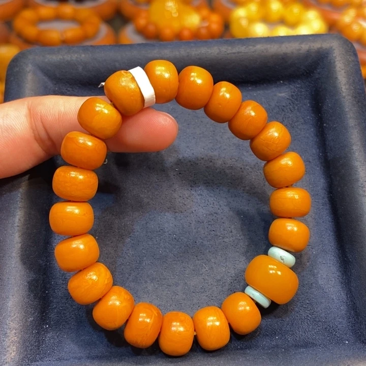 琥珀手链未镶嵌蜜蜡