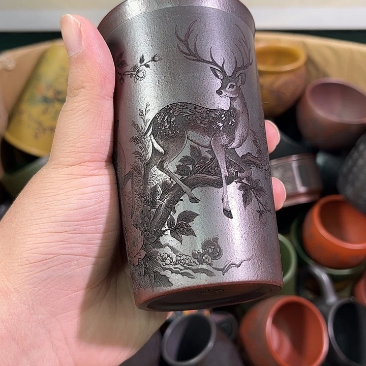 茶杯紫砂全手工紫砂主人杯