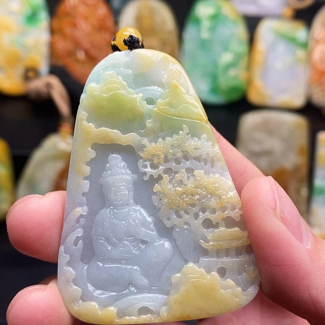 定制翡翠未镶嵌翡翠A货一物一证