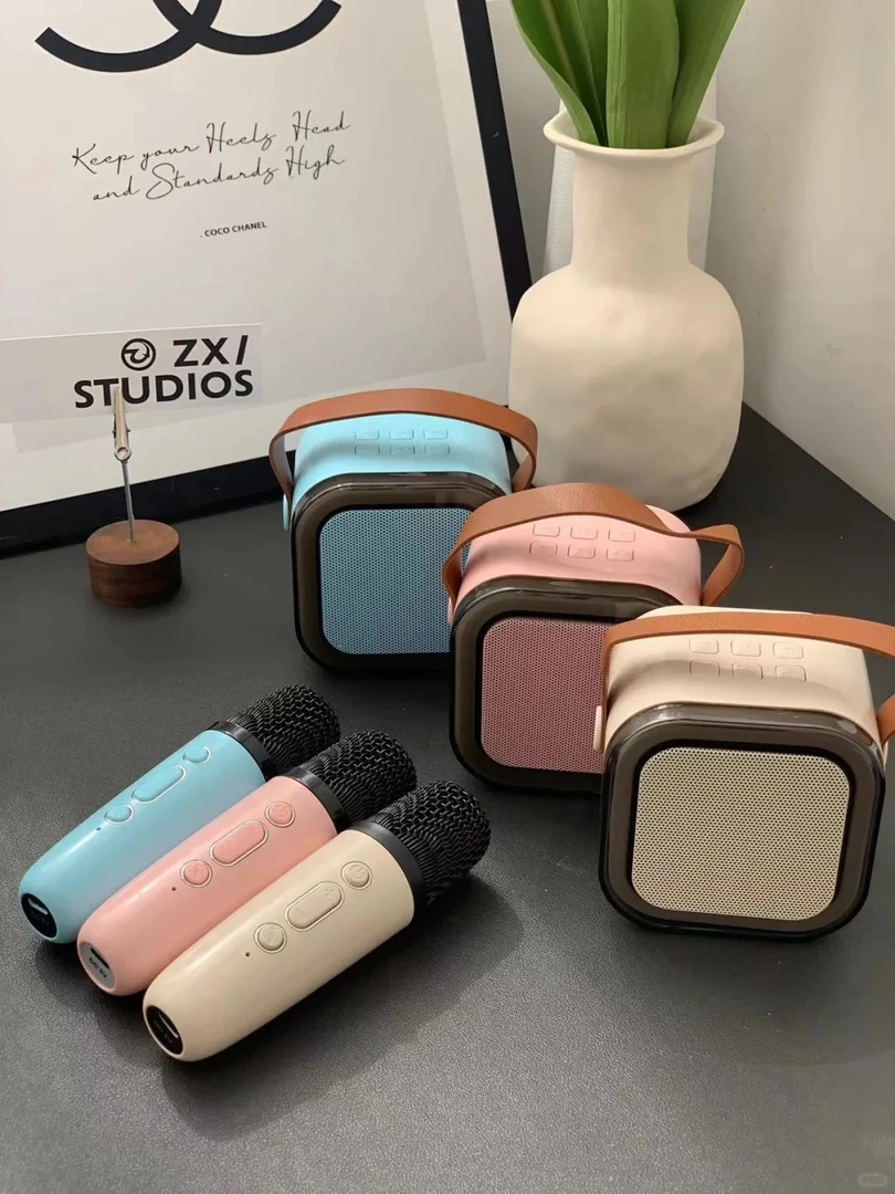 瓦瓦变声同款家庭KTV高品质蓝牙无线全套音响麦克风一体机套