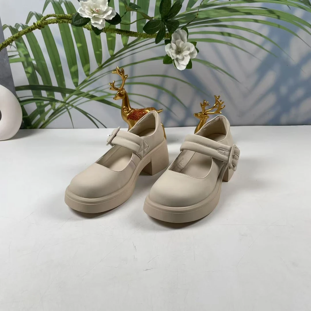 小强家女鞋 芽儿家新款百搭女单鞋（Y148-47-1）（W34BYV2589114）