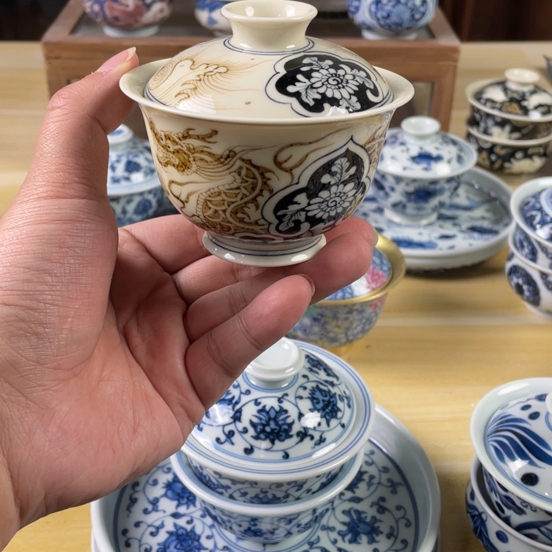 景德镇手工手绘陶瓷茶具