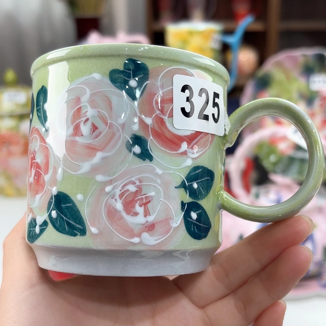 景德镇手绘高温釉下彩陶瓷茶具