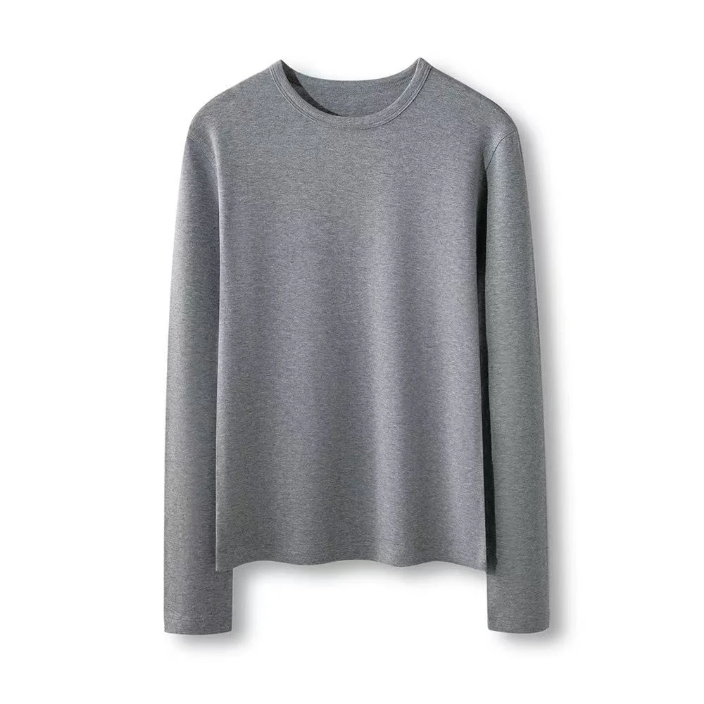 当珍珠遇上山羊绒~~ 经典百搭圆领山羊绒珍珠粉长袖薄款打底衫