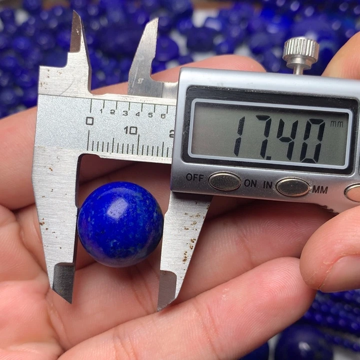 青金石未镶嵌单珠