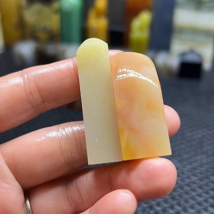 荷***漪青田石印章石印章石