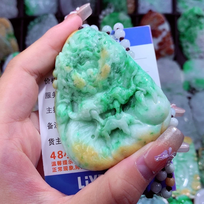 【闪购商品】翡翠颈饰未镶嵌挂件