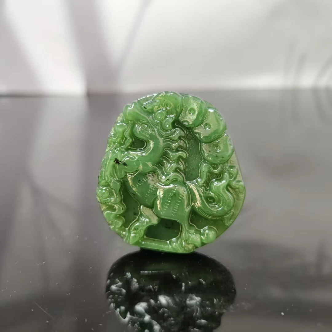 Z和田玉马到成功吊坠0337