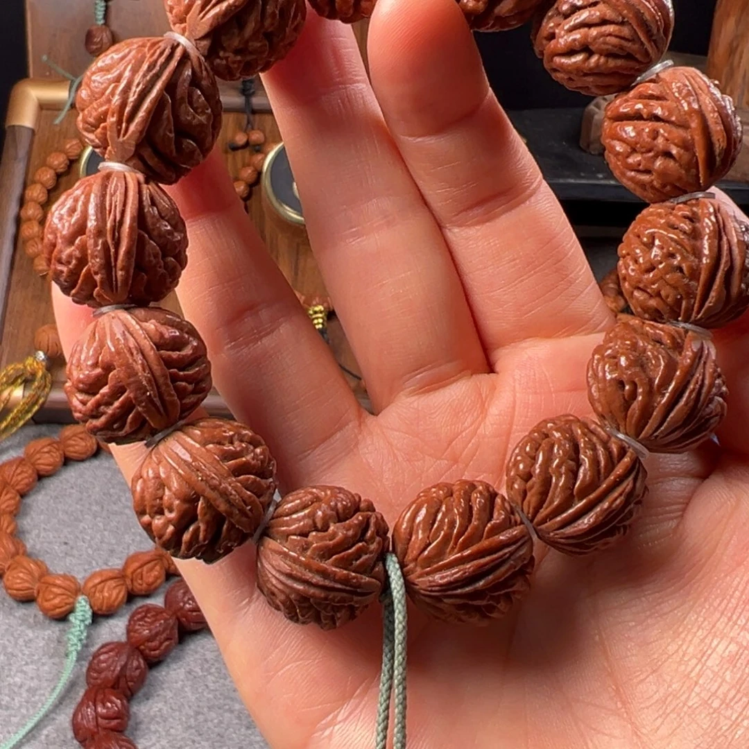 桃核吊坠19刺龙元宝