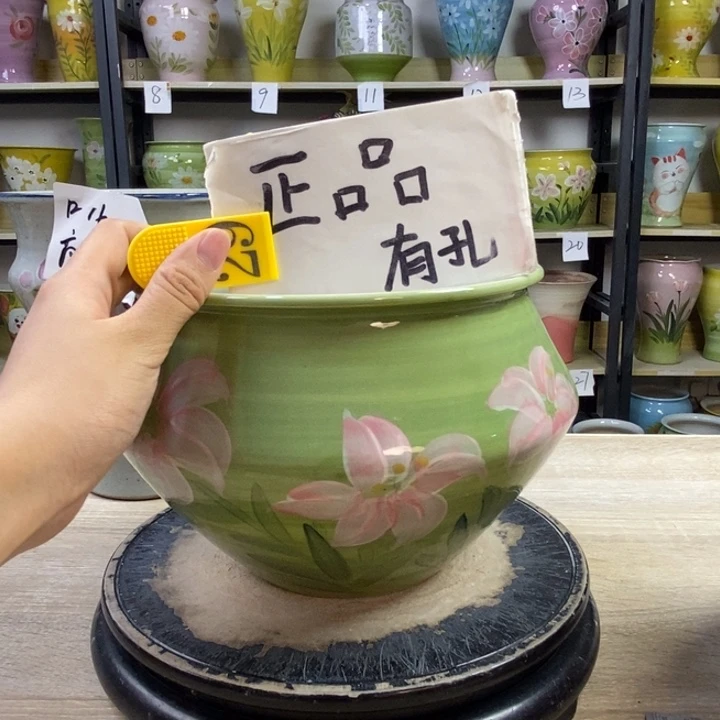 景德镇高温陶瓷花盆