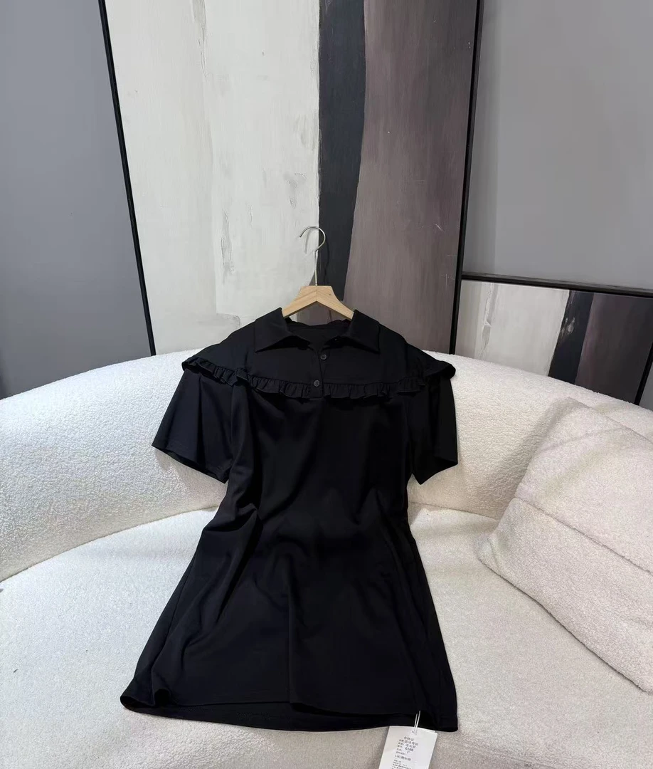 6166【PINGJIE】2025高货连衣裙韩版时尚休闲潮流舒适百搭洋气裙子