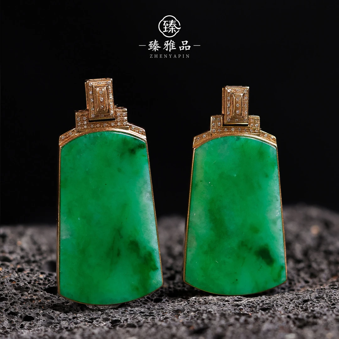 【李哥推荐】18k金翡翠吊坠@LY51107042@多样性发一