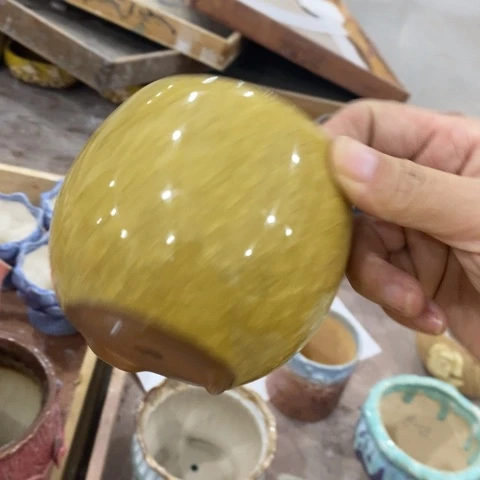 圆形冰裂黄色3131313131