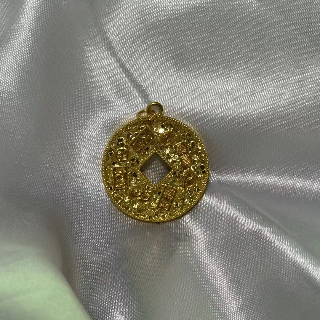 【足金999】碎冰金钱币 5D（编码25120326）