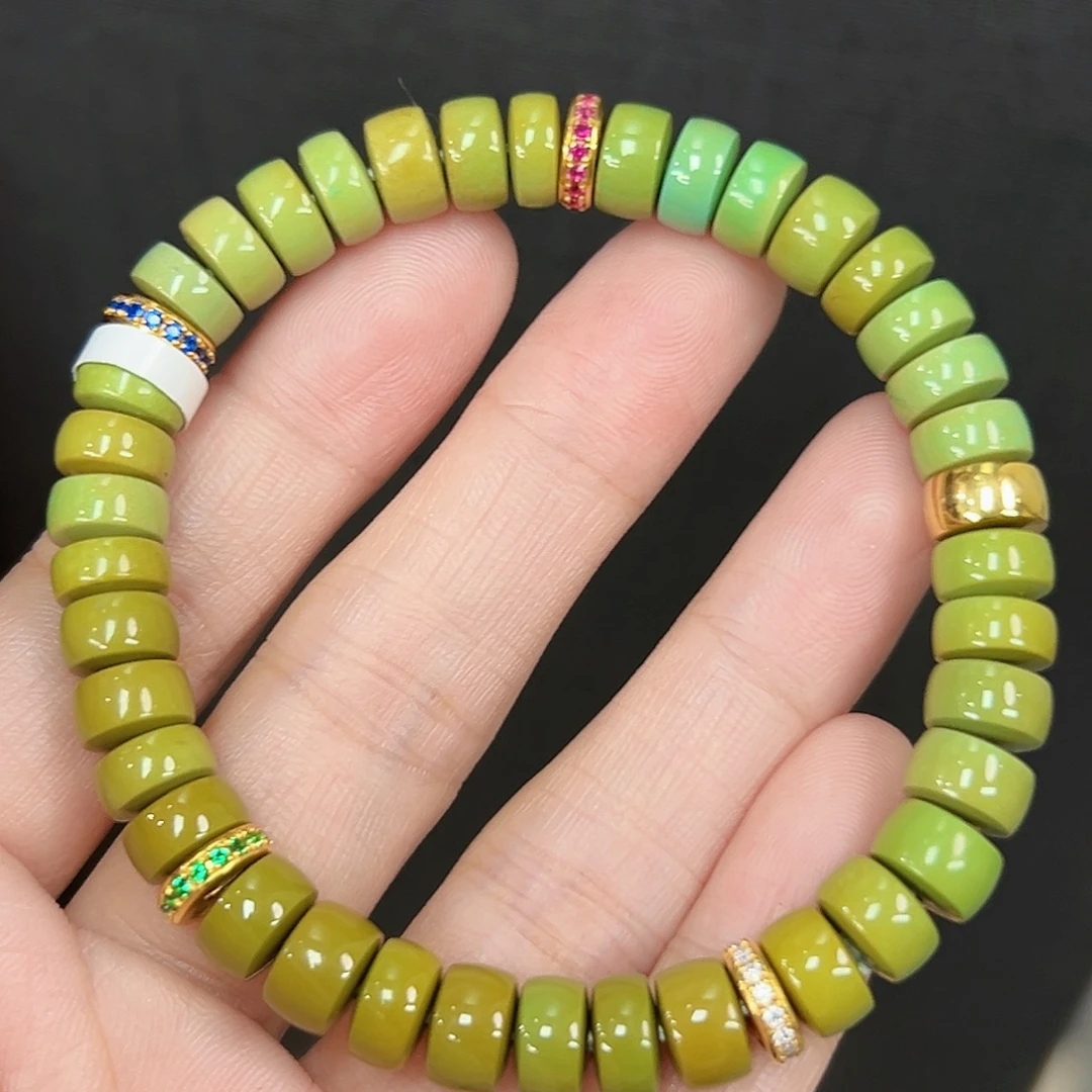 绿松石18K金镶嵌珠宝奇石