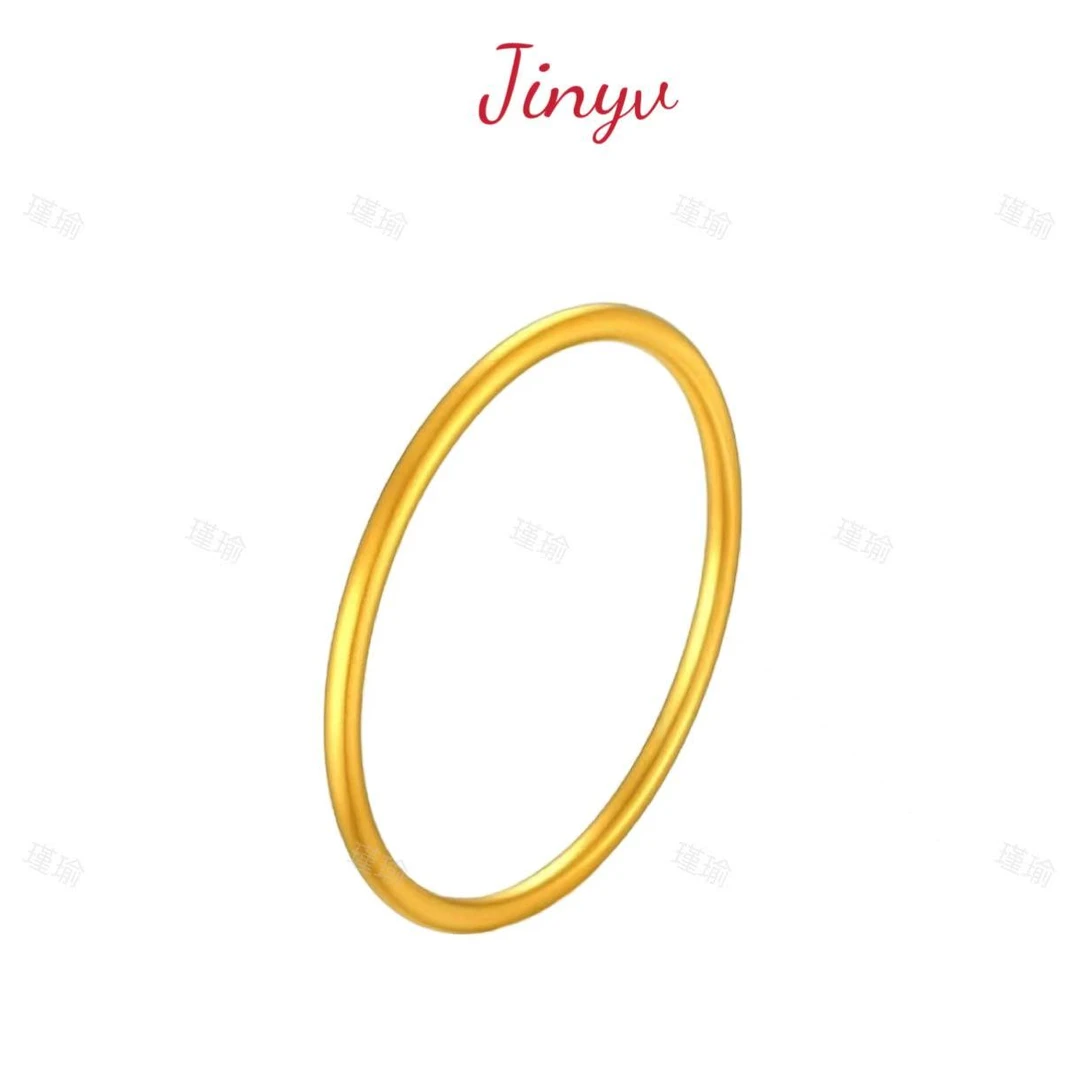 戒指 K0216黄色素圈闭口戒指多样性发货16147
