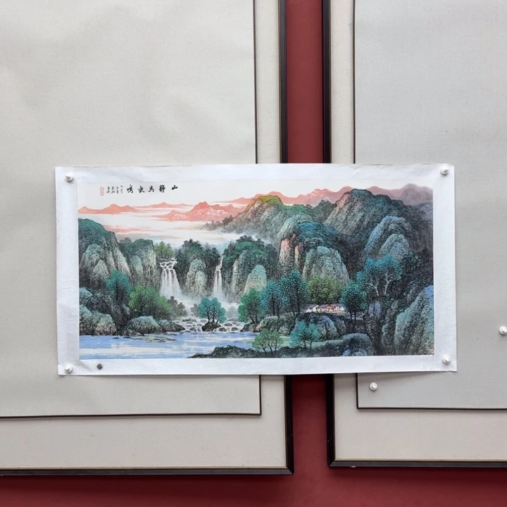 国画书画作品多次参加全国大展