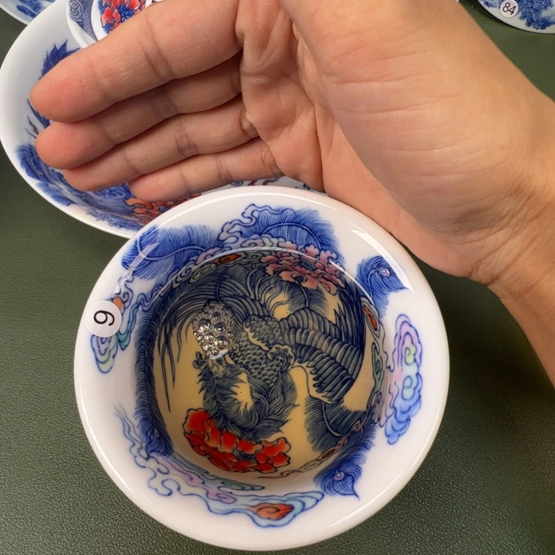景德镇纯手工纯手绘茶具木木9