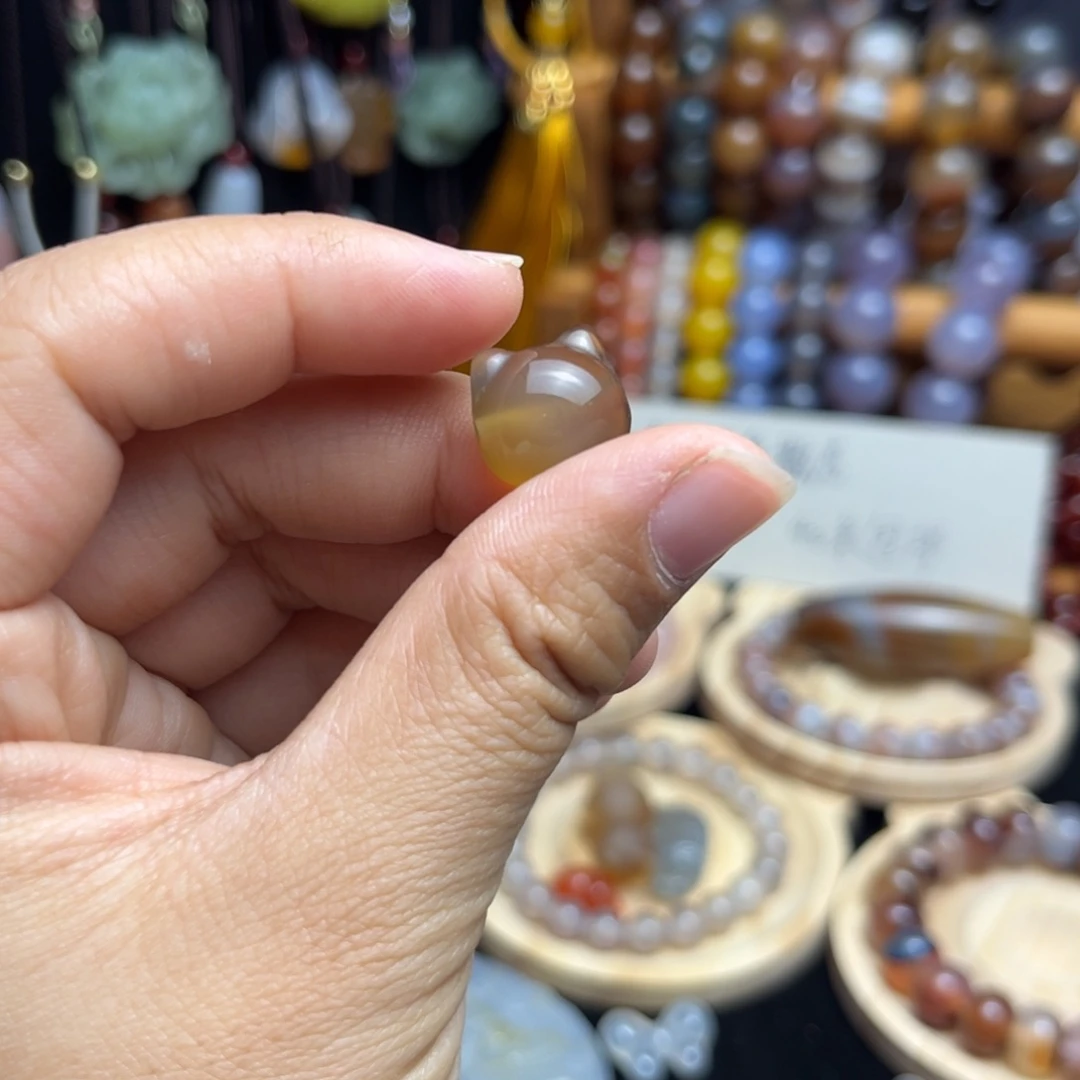 玛瑙/玉髓未镶嵌吊坠(不含链)