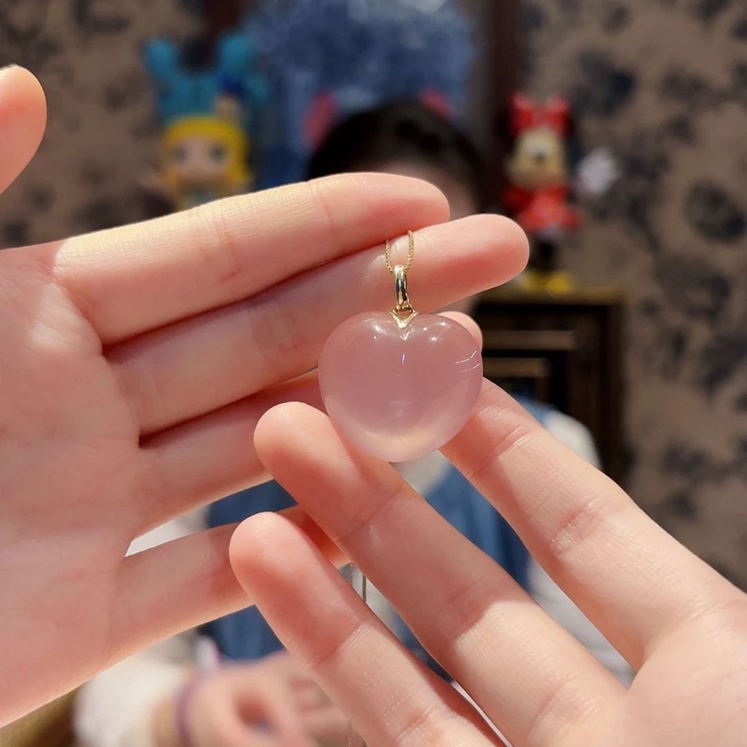 14K金镶嵌吊坠(赠链)水晶