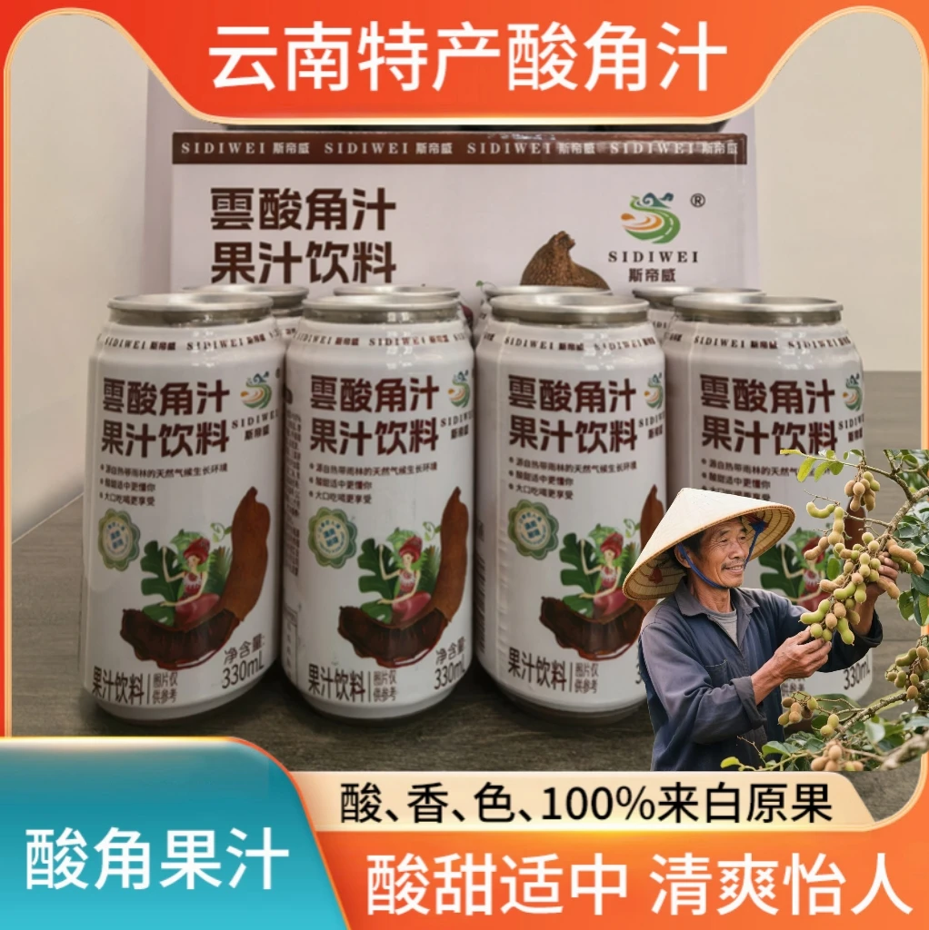 云南特产酸角汁整件酸甜可口果汁饮料
