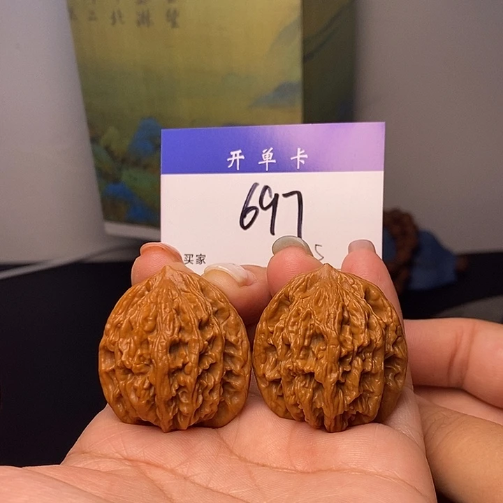 桃核吊坠虎头35无刀痕s
