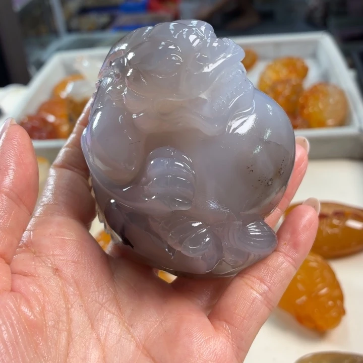 玛瑙/玉髓吊坠(不含链)未镶嵌