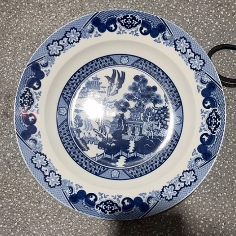 陶瓷8寸深盘一个陶瓷老底