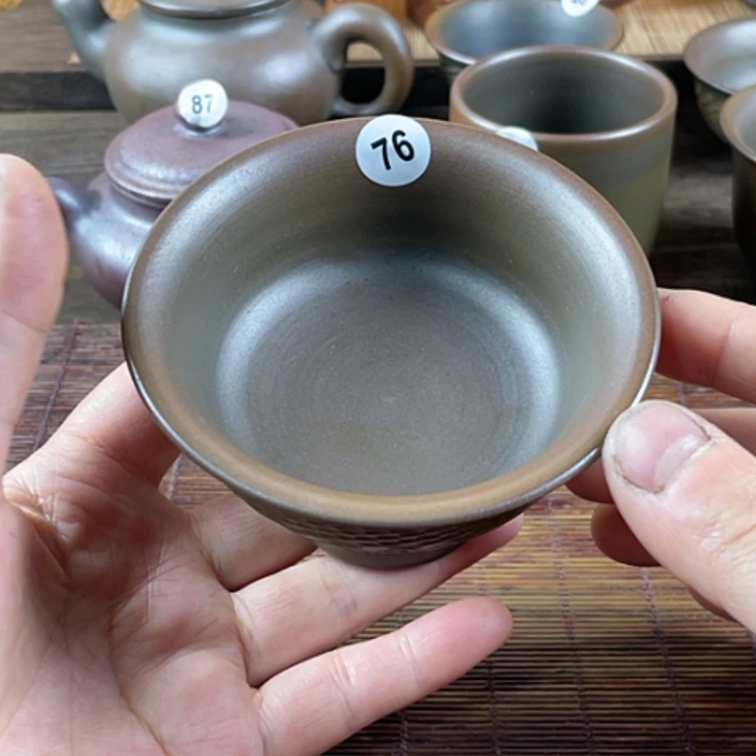 【闪购商品】柴烧主人杯100毫升左右微瑕