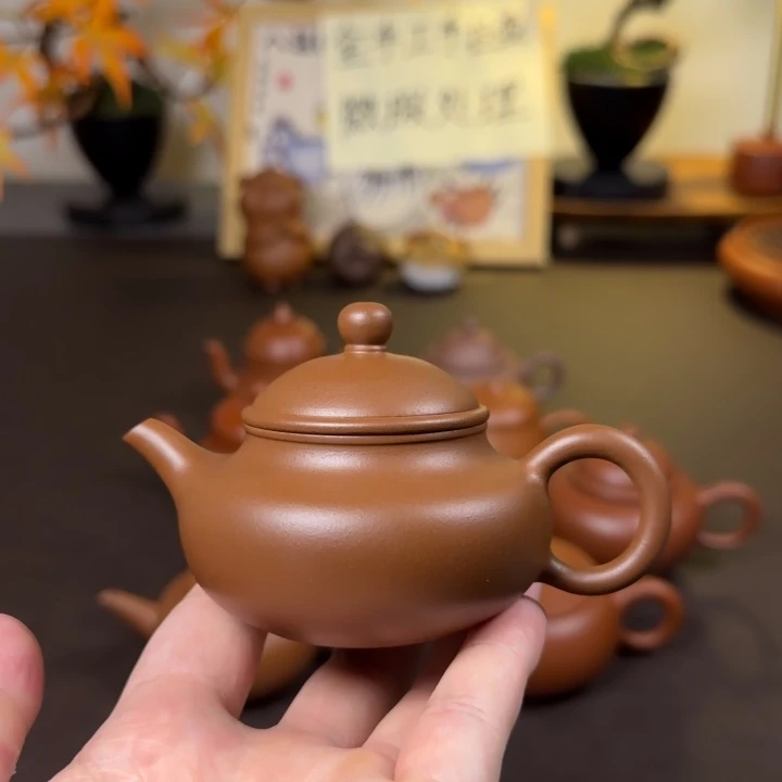 茶壶紫砂100cc微瑕仿古
