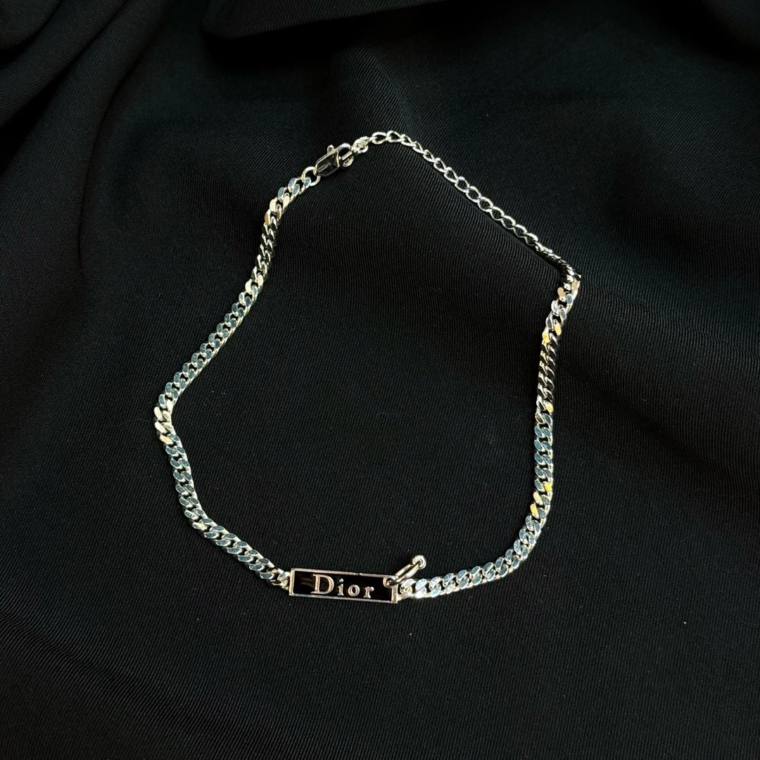 99新 DIOR/迪奥 乱乱子中古汉堡/项链/17960033