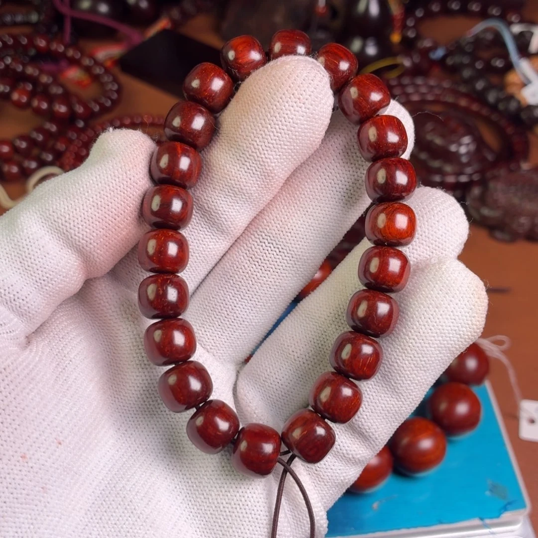 卍***博小叶紫檀手串/手链无胶无蜡10老型鱼鳞泥料