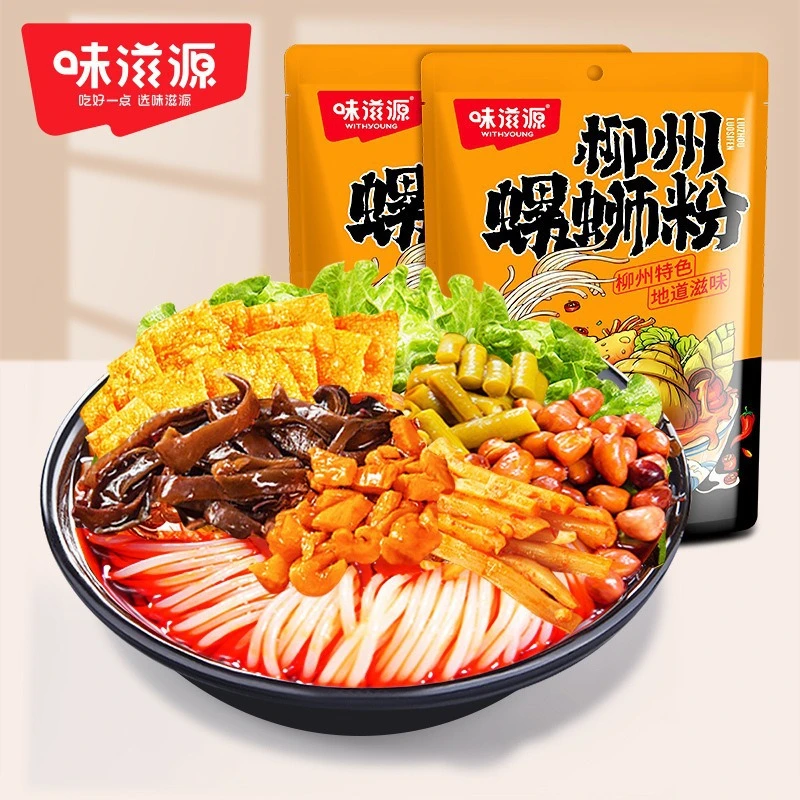 味滋源螺蛳粉袋装批发速食特产螺丝粉酸辣米粉方便面米线休闲食品