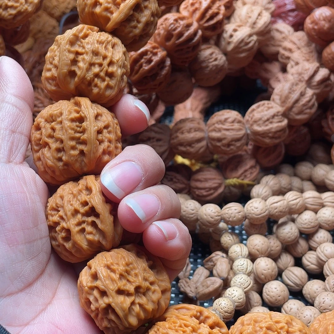 醉***迷文玩核桃手串白狮子