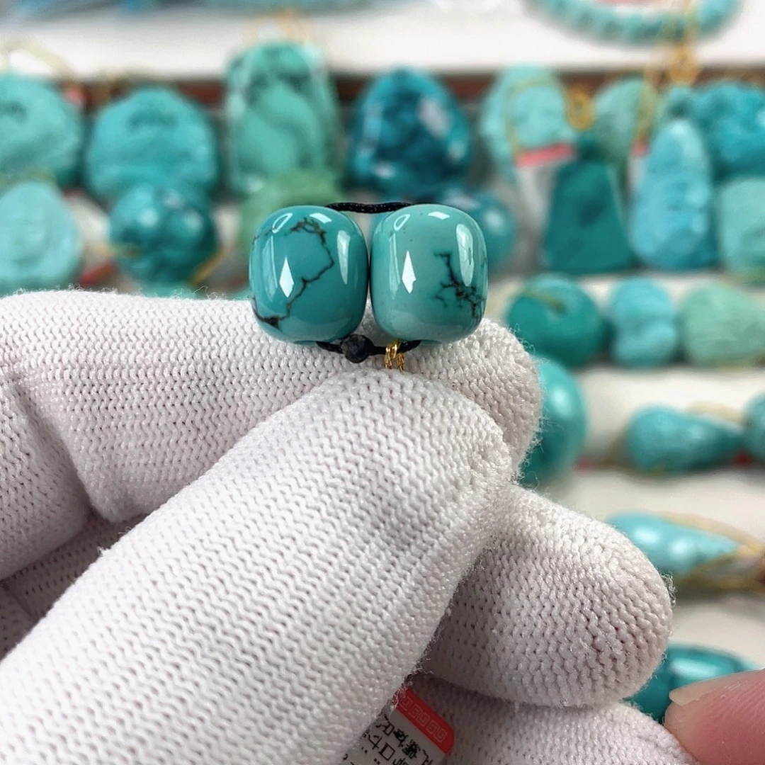 绿松石未镶嵌车挂直径