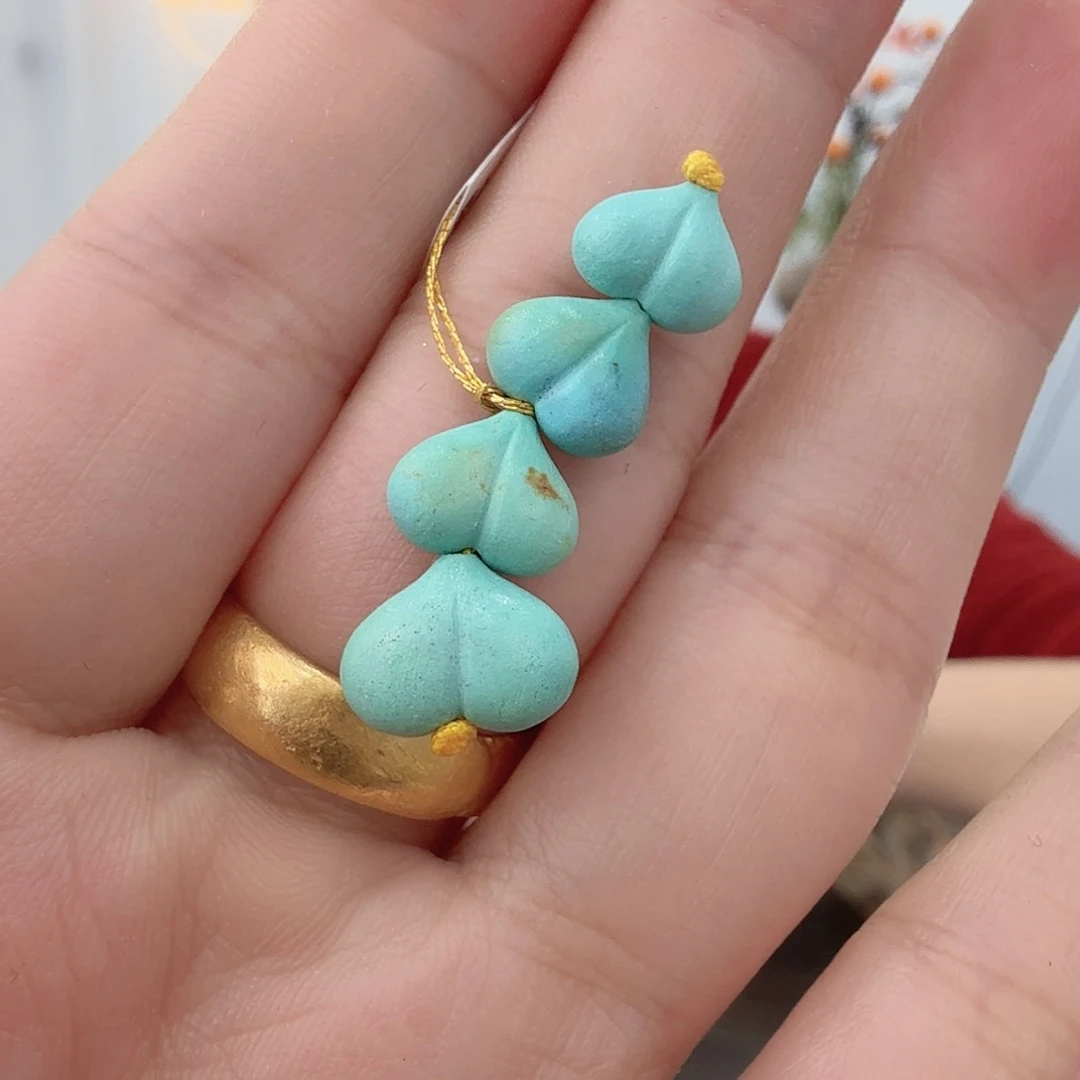 绿松石未镶嵌珠宝半成品