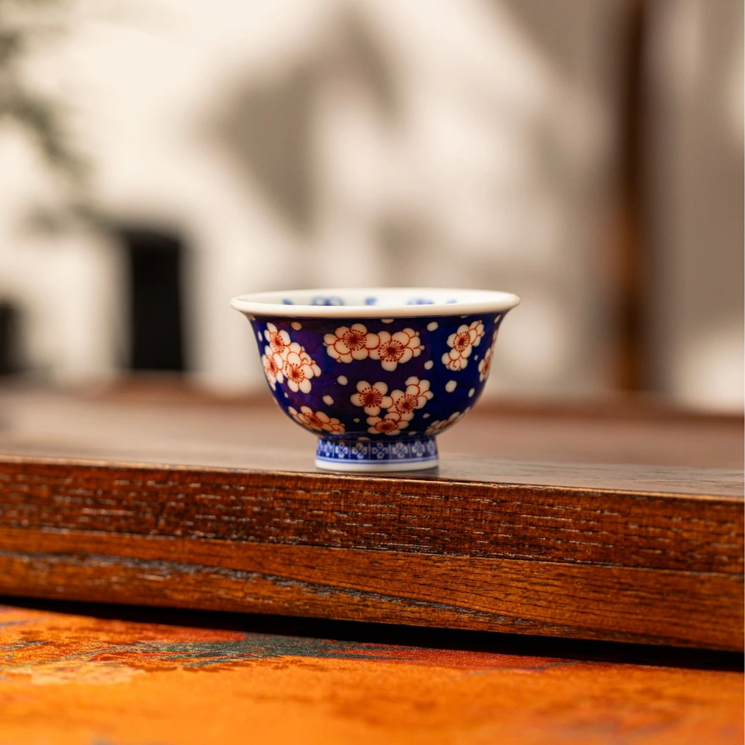 砚菲轩 红梅压手杯