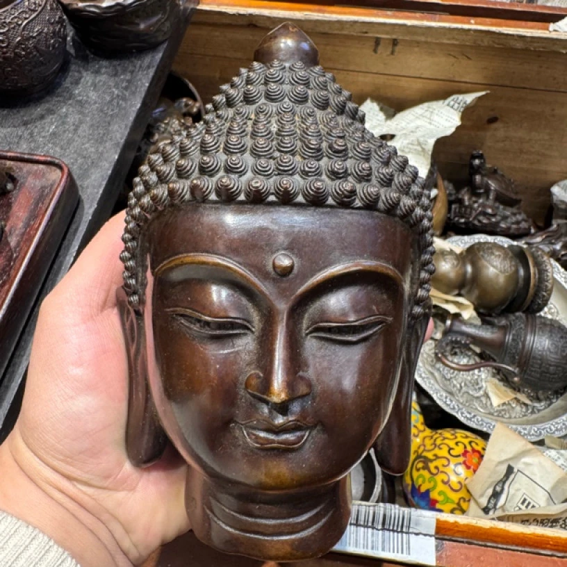 【闪购链接】fo头铜摆件