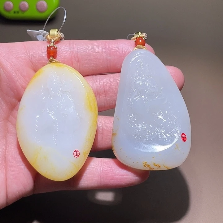 和田玉挂件未镶嵌绾**舍Z6