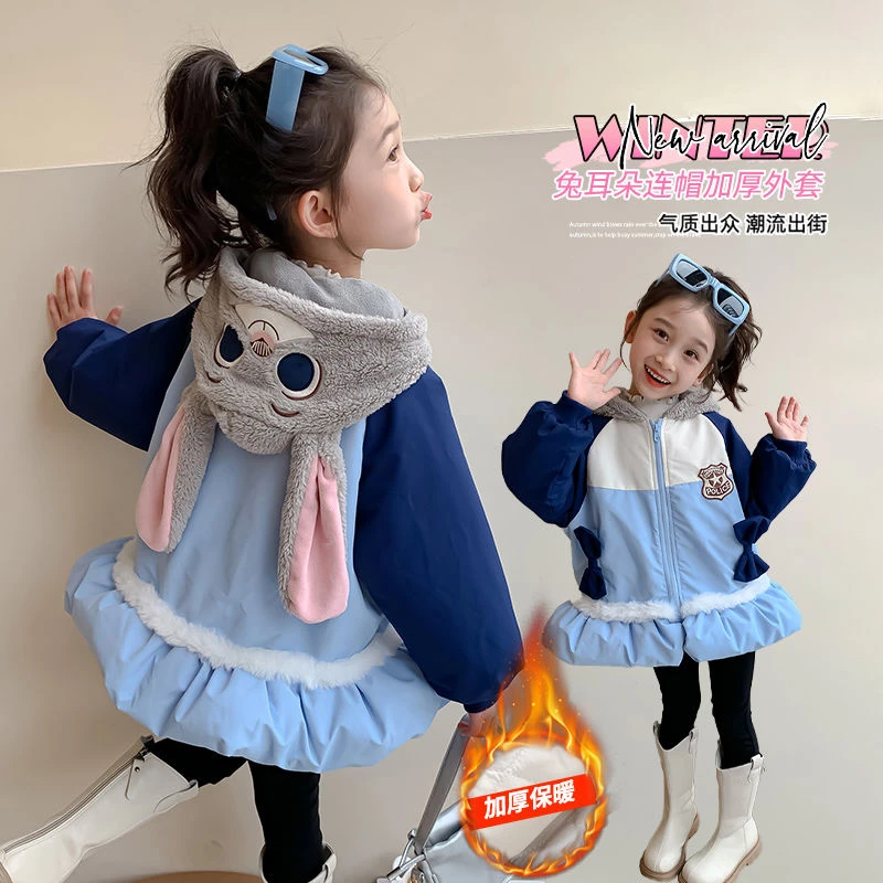 6931女童棉衣可爱棉服外套加厚秋冬装2025新款儿童棉袄衣服小女孩