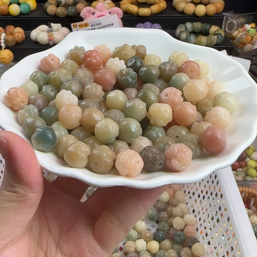 菩提根/象牙果手串卡12/13玛卡龙熊爪20颗