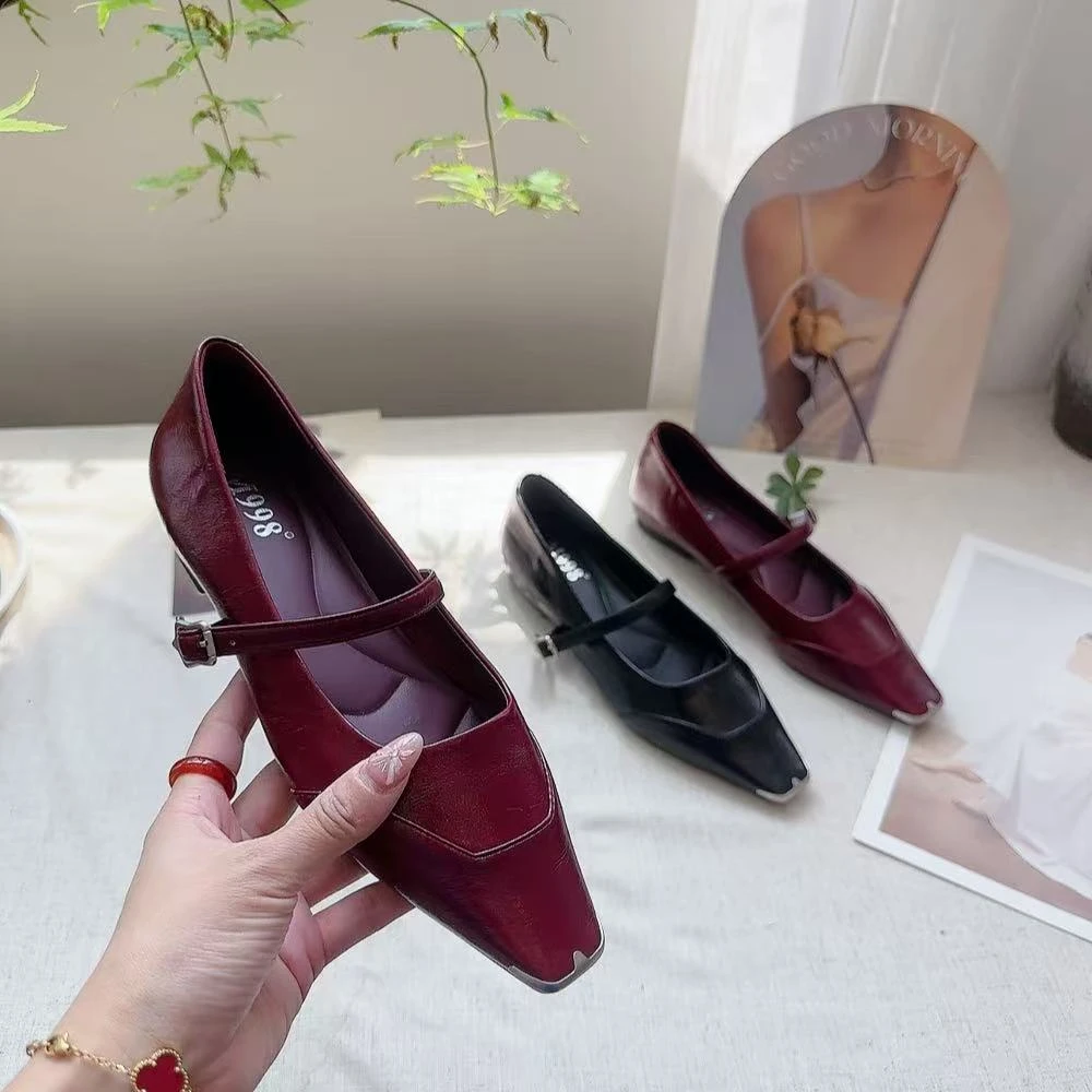 759-27法式晚晚显气质女人味小单鞋