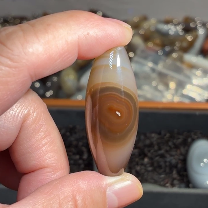 玛瑙/玉髓散珠_HEIMORI 天然天珠